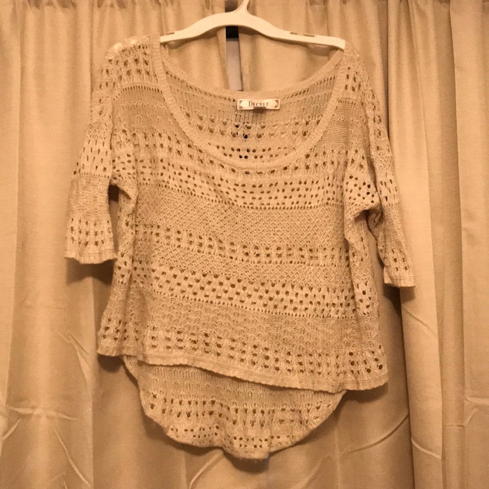 Tan Knitted top